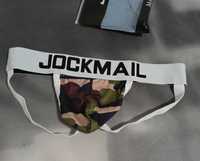 Sexowne majtki jockstrap JOCKMAIL moro L