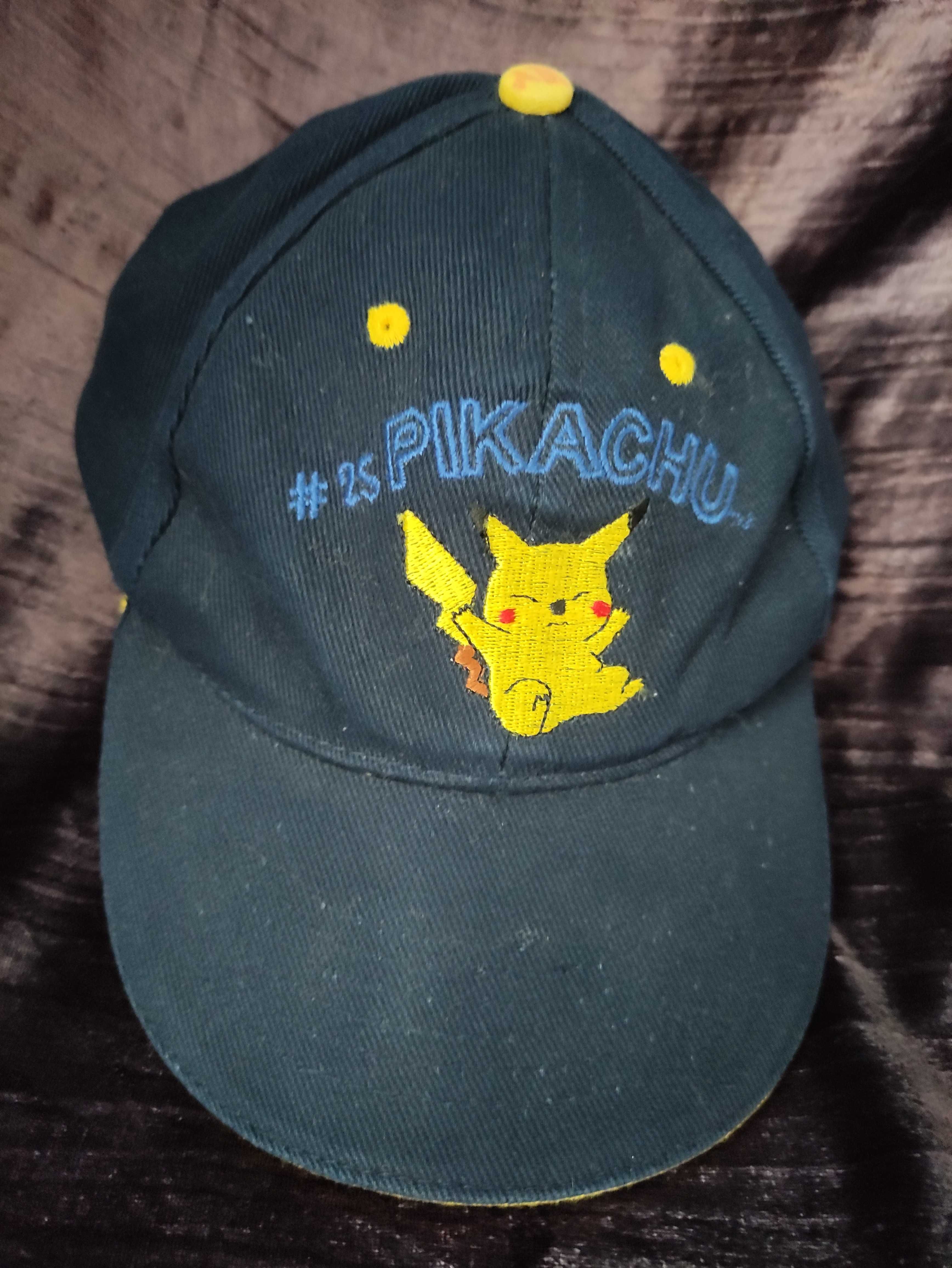 Granatowa czapeczka z daszkiem Pikachu r. 54