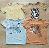 Zestaw: koszulki/t-shirty/bluzki z krótkim rękawem chłopięce roz. 140