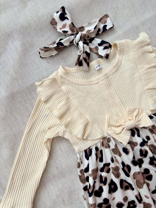 Сукня +повʼязка 9-12 місяців