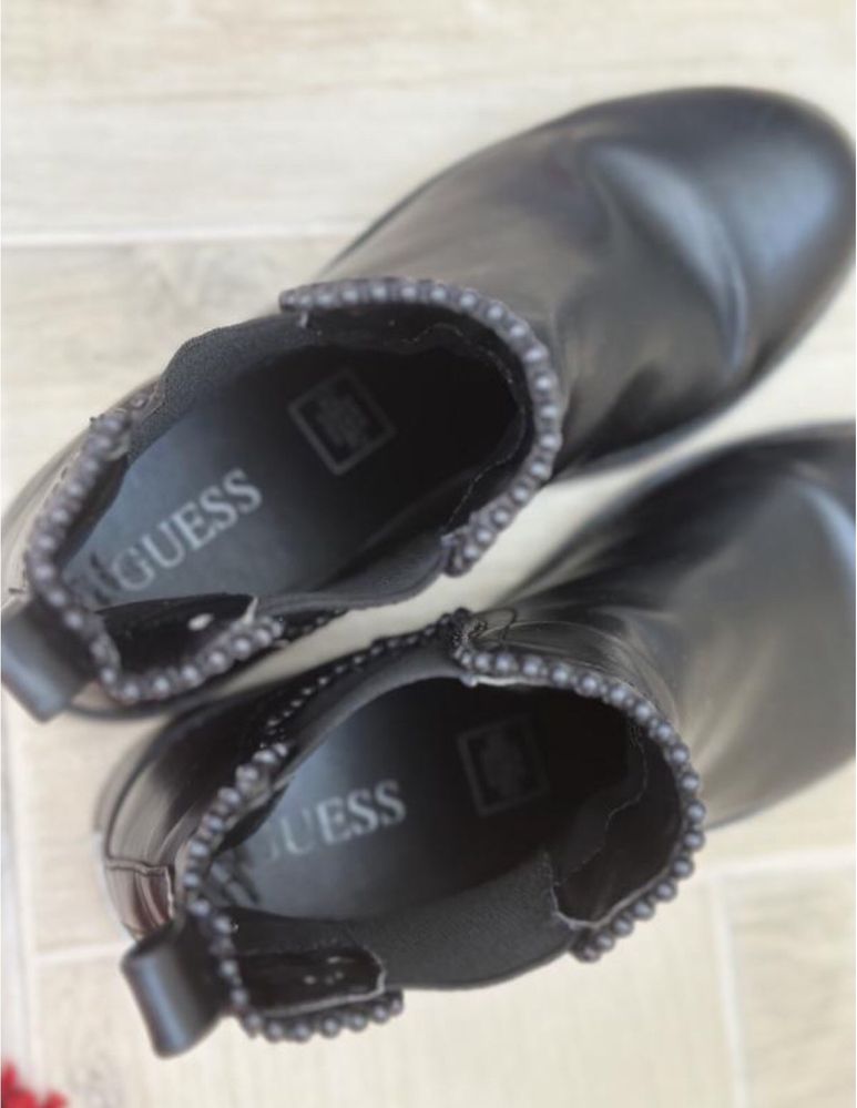 Челси гес guess кожаные ботинки