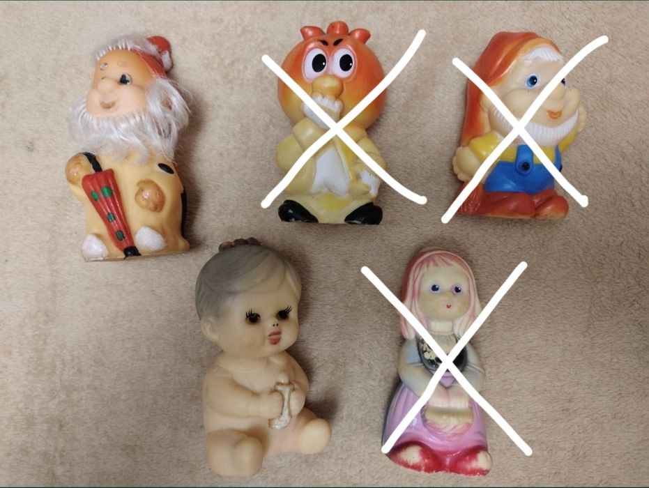 Игрушки резиновые СССР