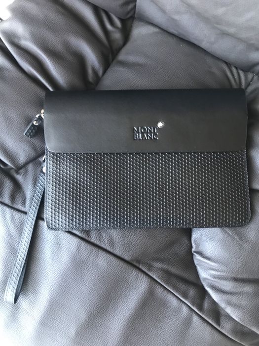 Montblanc сумка, барсетка, клатч (шкіряна орегінал)
