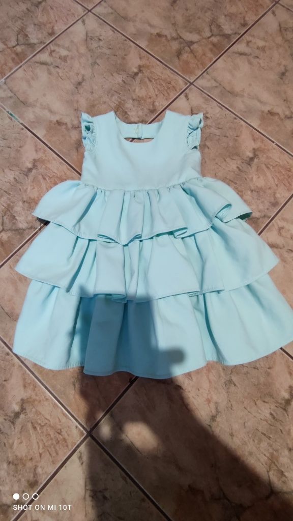 Sukienka 110 wesele chrzest komunia tutu Zara sukieneczka balowa