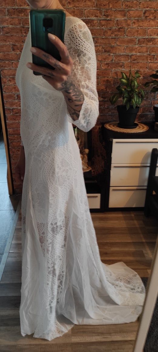 Nowa suknia ślubna #weddingdress #bohodress