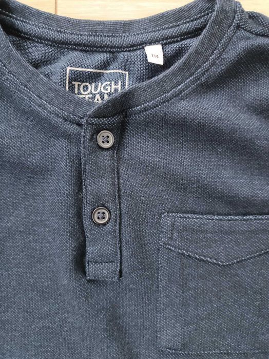 Granatowa bluzka z długim rękawem C&A 134 jak nowa