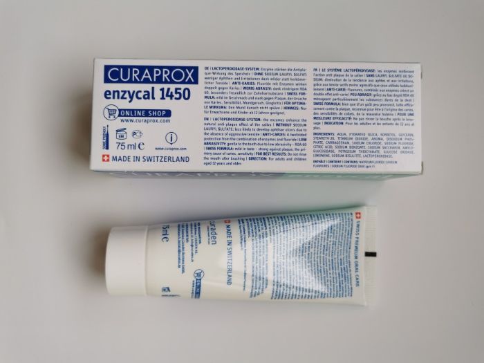 CURAPROX Enzycal 1450 (75 гр.)_Ферментная зубная паста