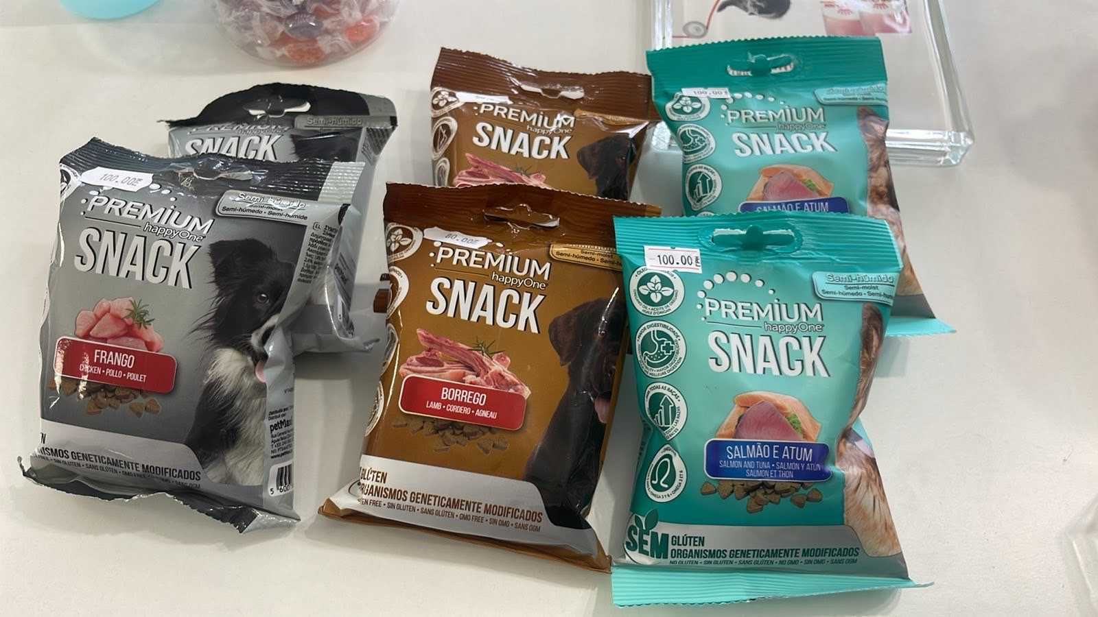 Преміум ласощі для собак з лососем і тунцем happyOne Premium Dog Snack