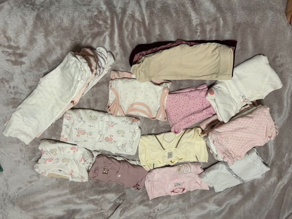 Wyprawka dla dziewczynki rozmiar od 56 do 86