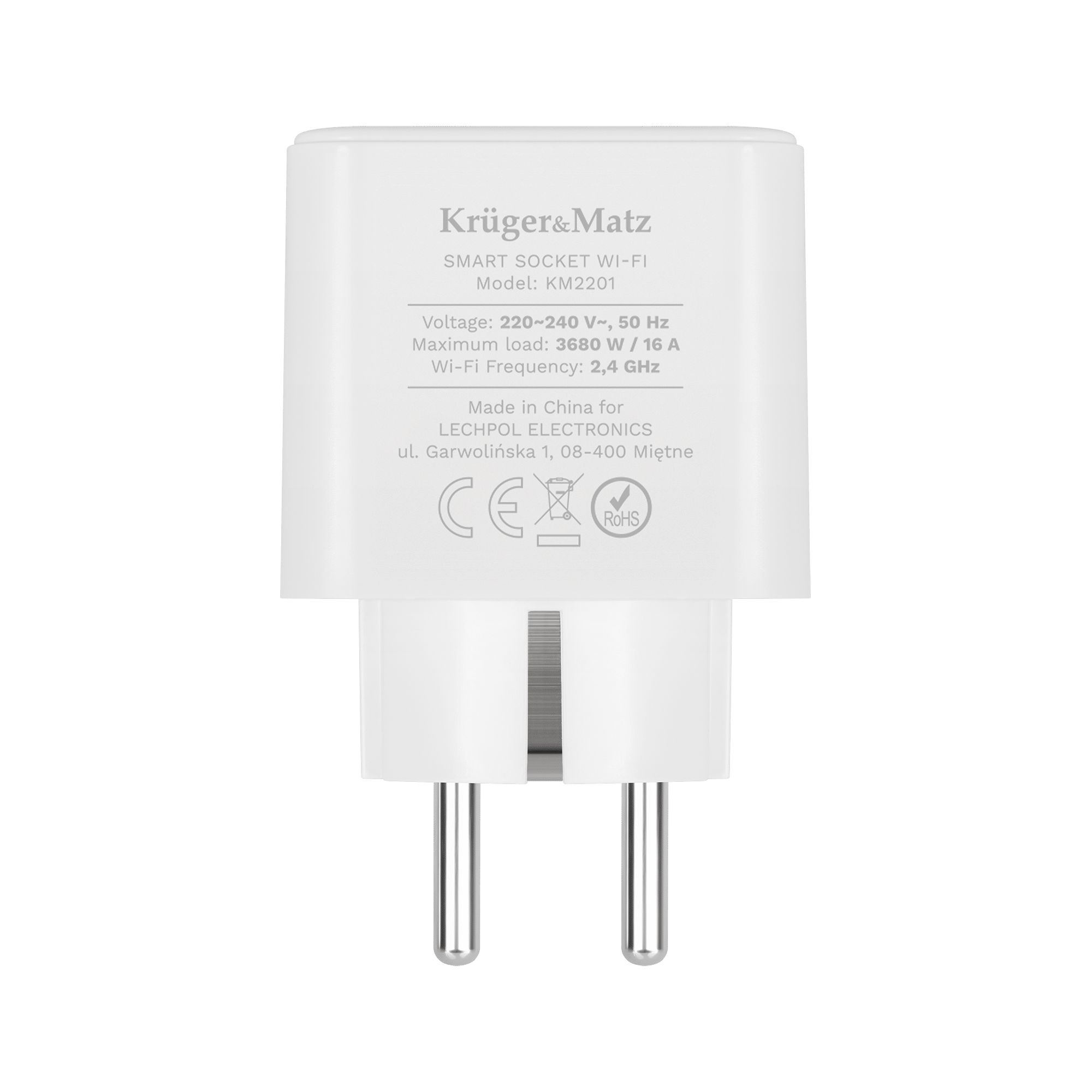 Gniazdo WiFi Kruger&Matz Connect P3 Tuya