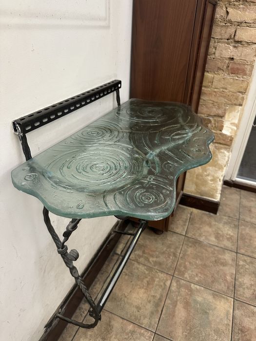Blat szklany dekoracyjny - handmade