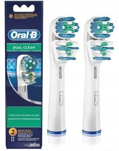 Końcówki  DO szczoteczki Oral-B 2szt DUAL-CLEAN Oryginalne