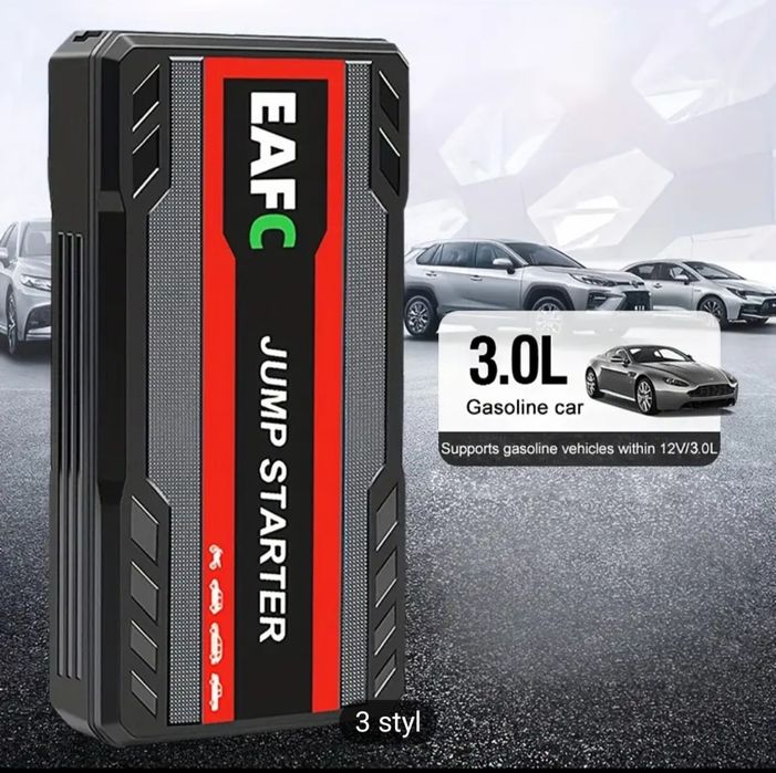 NOWY JUMP STARTER / booster samochodowy / powerbank / etui / latarka