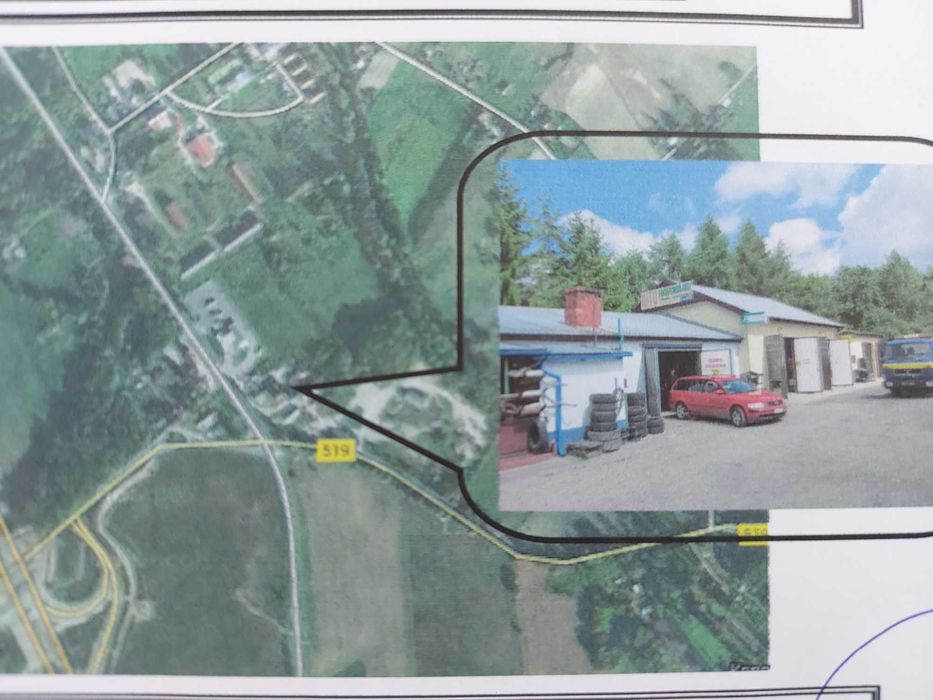 Lokal biurowo-handlowy z halą warsztatową 367m2  /tuż przy drodze S7/