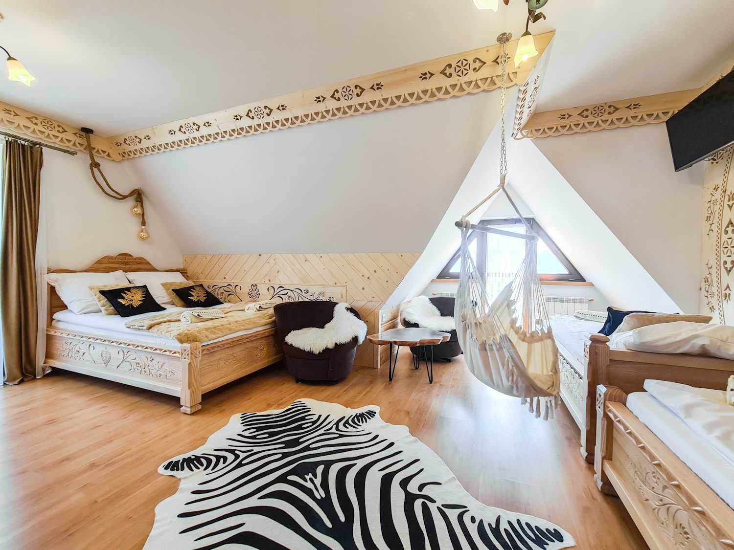 Weekend apartament z widokiem na góry Tatry dla dzieci atrakcje bilard