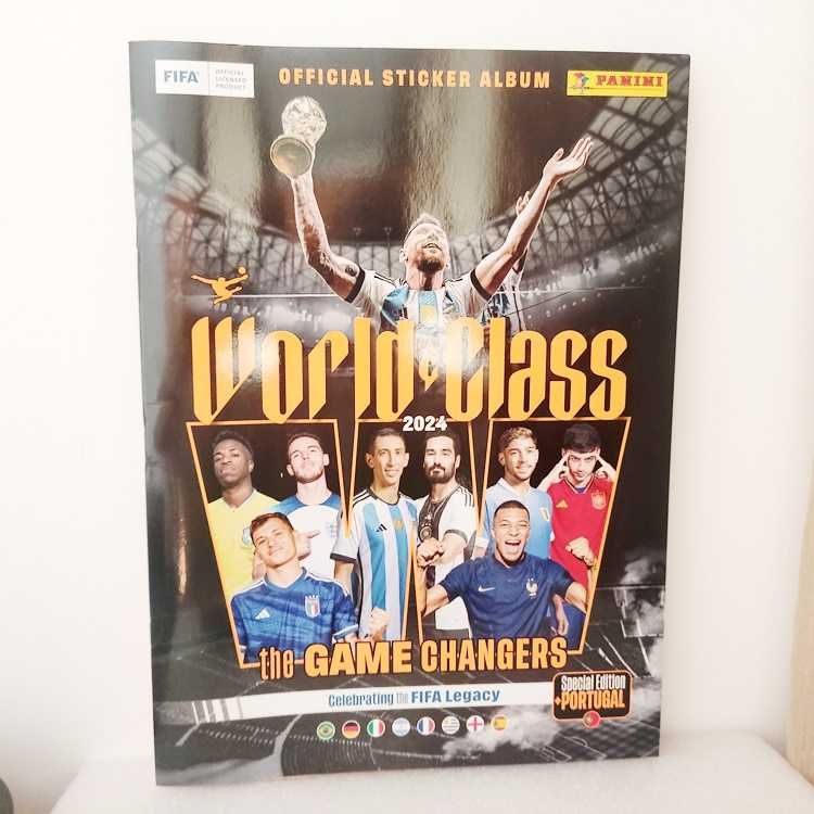 Caderneta World Class 2024 sem cromos Novas