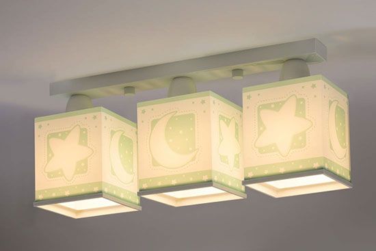 Lampa Sufitowa Księżyc Gwiazdki Listwa Potrojna Tu