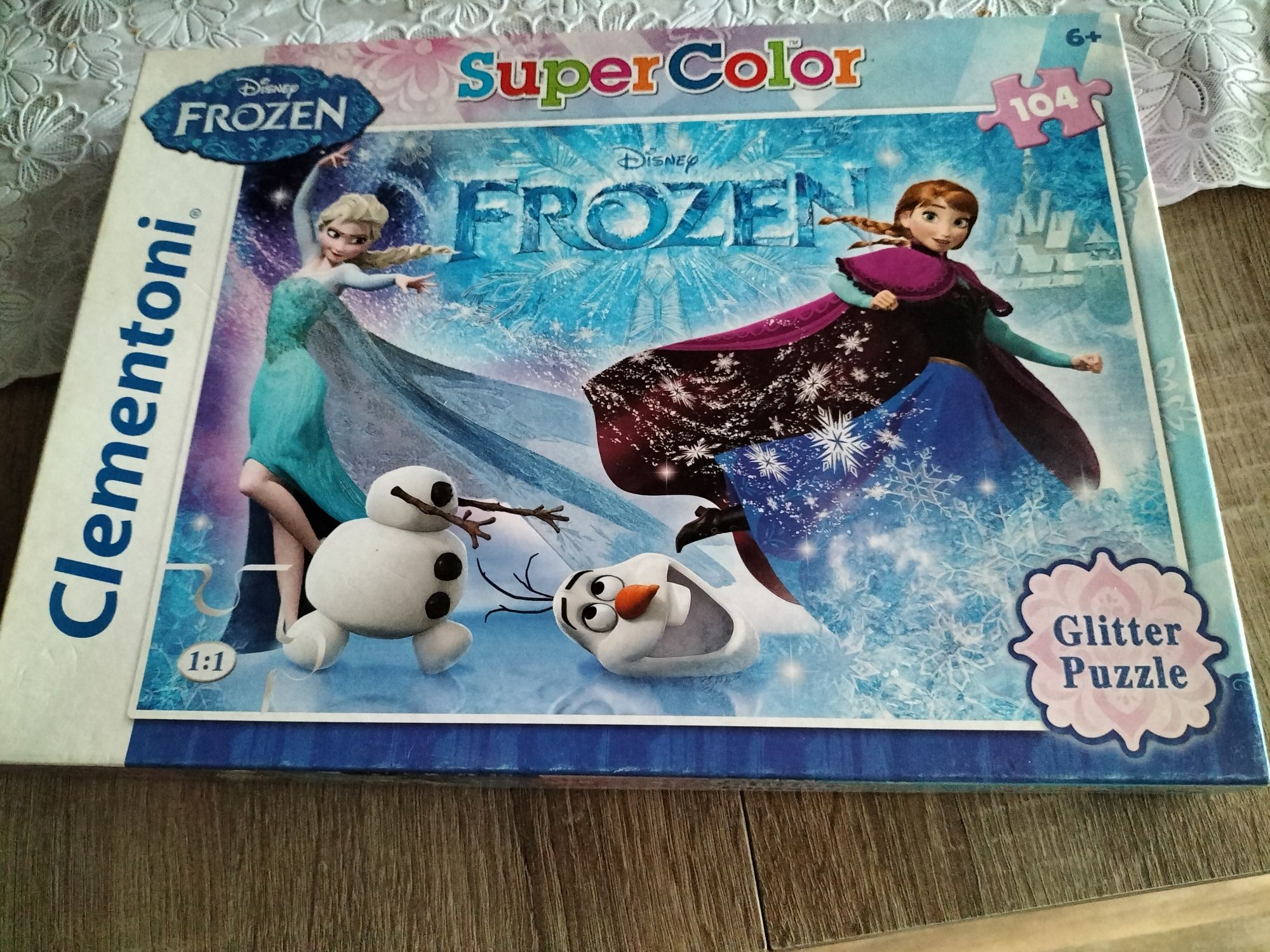 Puzzle Frozen 104 elementy