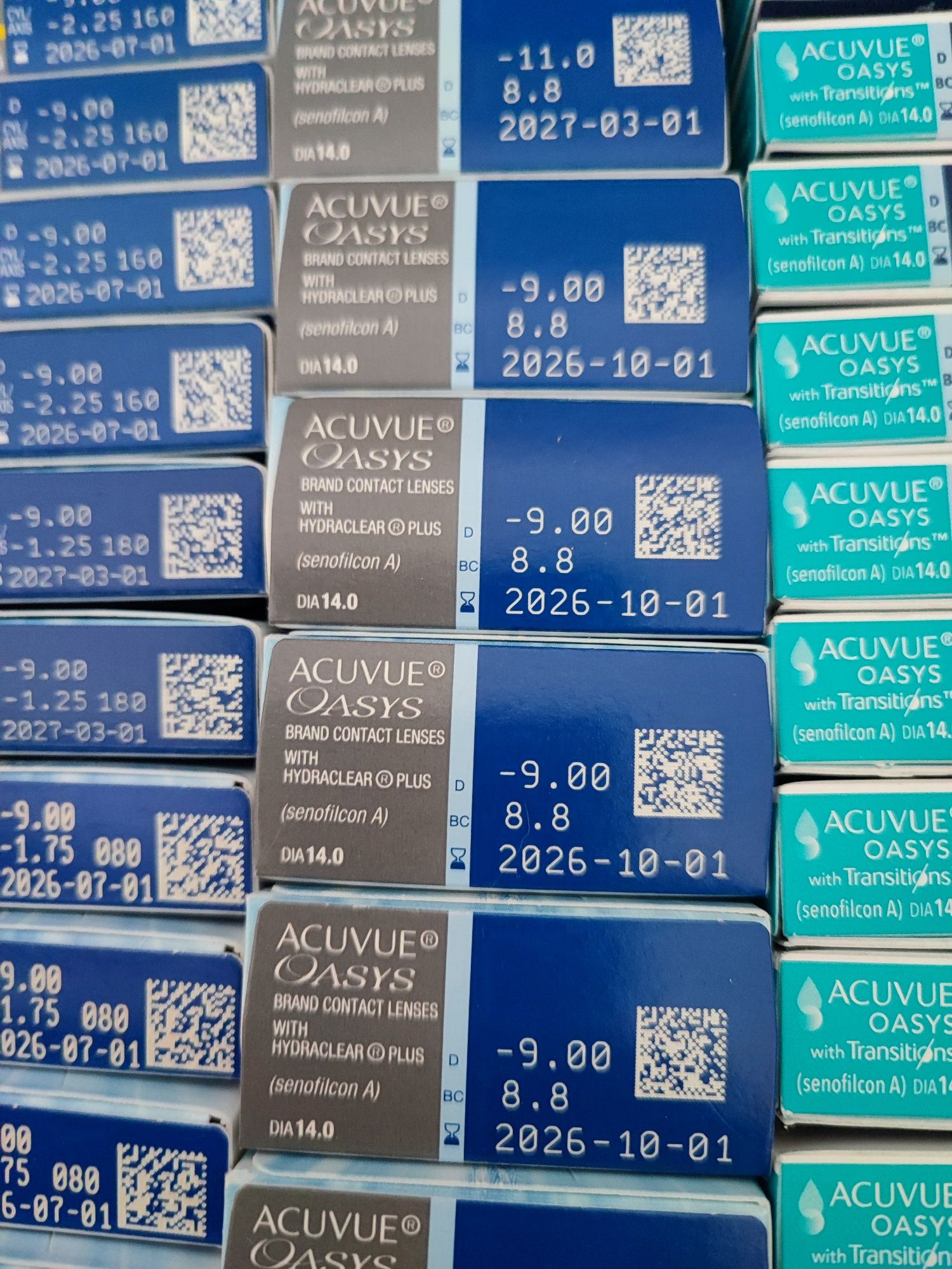 Soczewki kontaktowe Johnson & Johnson 12 szt.w opakowaniu