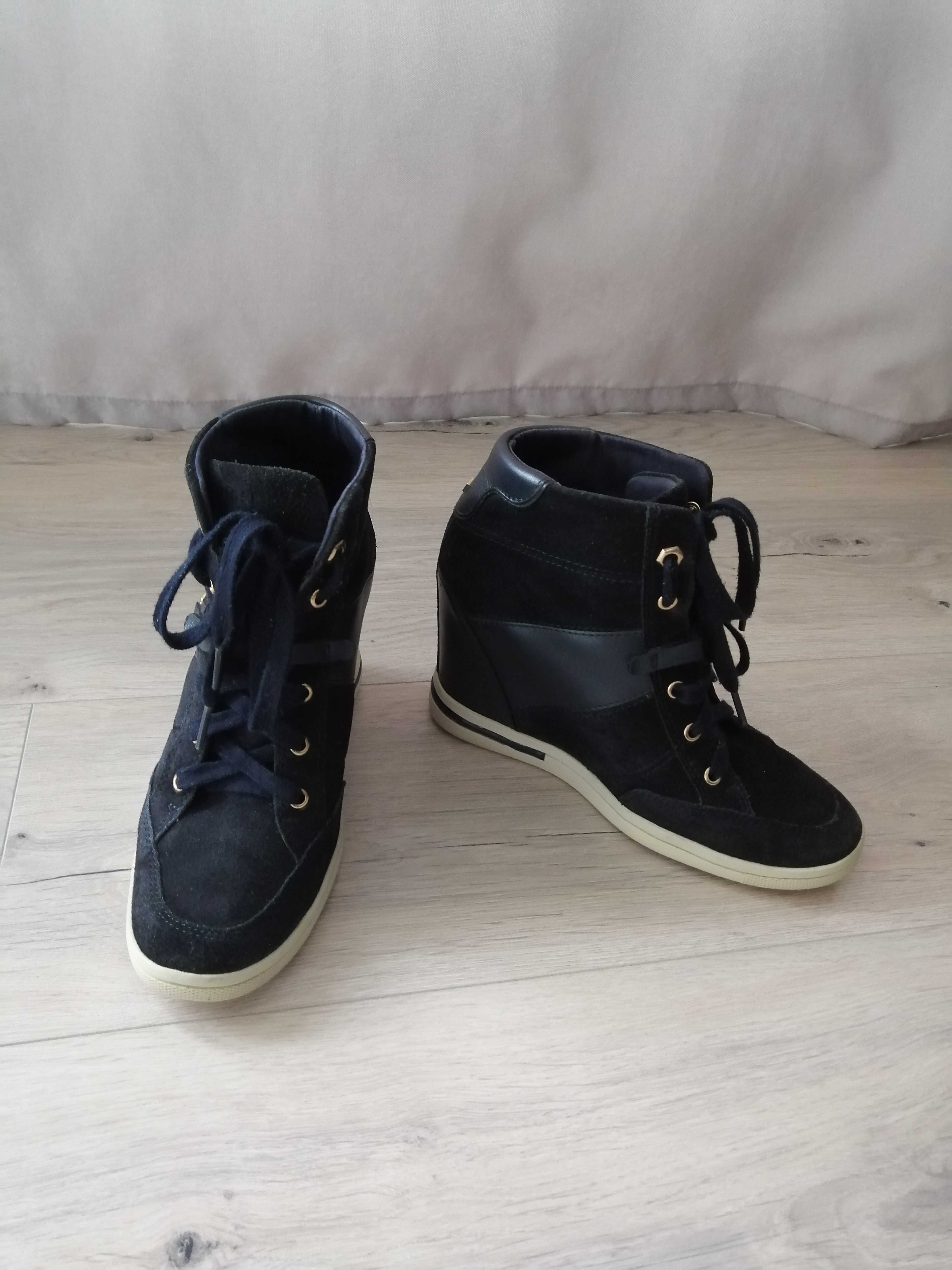 Buty damskie na koturnie TOMMY HILFIGER rozmiar 37