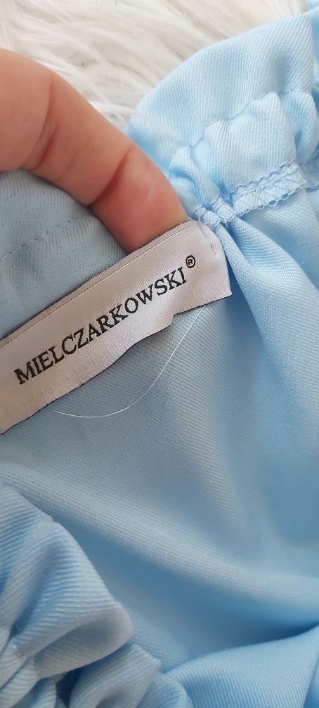 Sukienka by mielczarkowski letnia na ramiączkach krótka mini