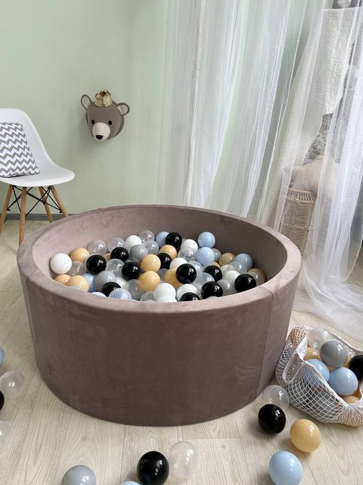Сухий басейн мокко з кульками та без.Бассейн с шариками. Без передплат
