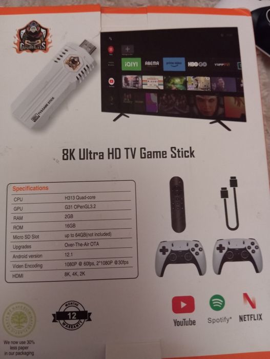 ігрова консоль K8Pro DATA FROG Двох системних (20000 ігор) + Android12