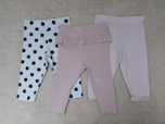 Legginsy-getry 3-6mc(62-68cm) F&F Fred&Flo,H&M(3szt) Nowe,Falbanki
