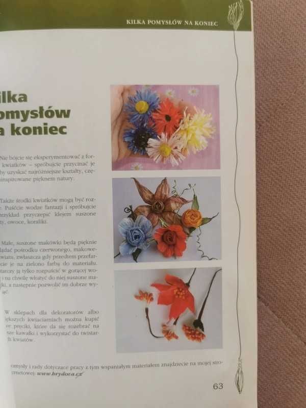 Kwiaty z papieru. Monika Brýdová. Sztuka ze sznurka TwistArt