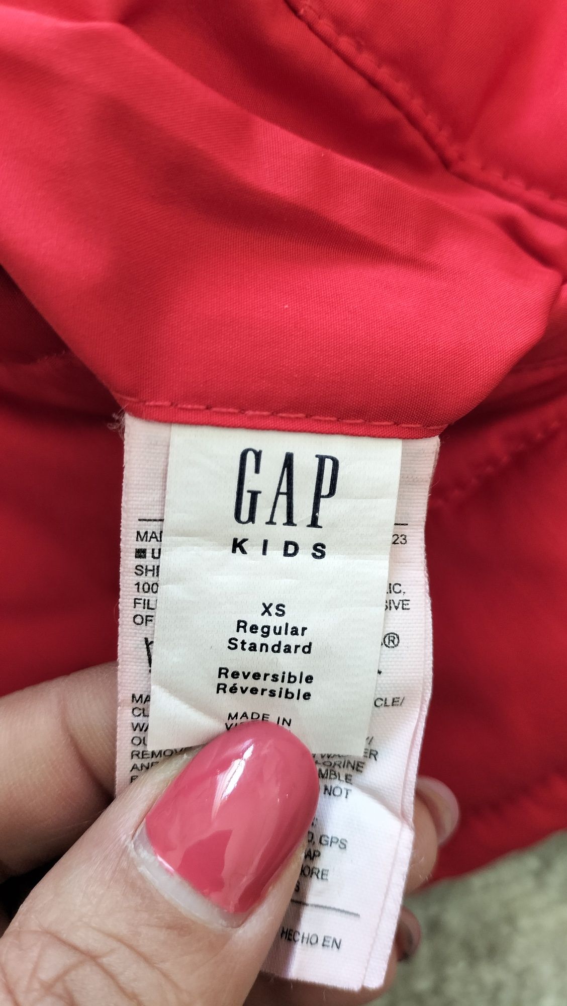 Casaco Gap reversível rapaz 5 anos