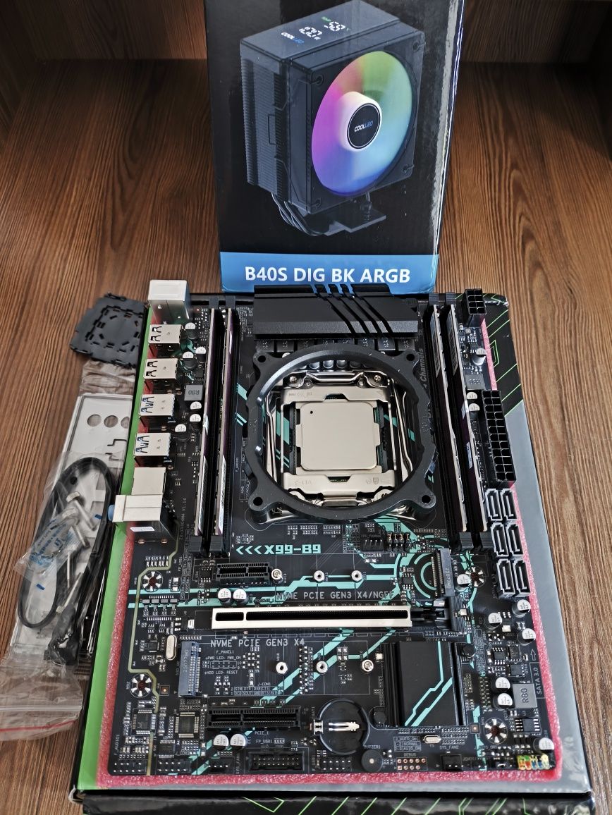 Комплект X99-B9, Intel E5-2680v4, DDR4 16 gb 2400 Mhz (4*4gb)