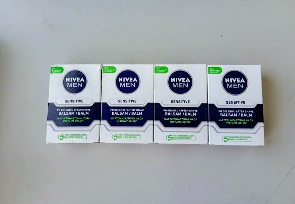Nivea Men Sensitive Balsam po goleniu 100ml 4 szt.