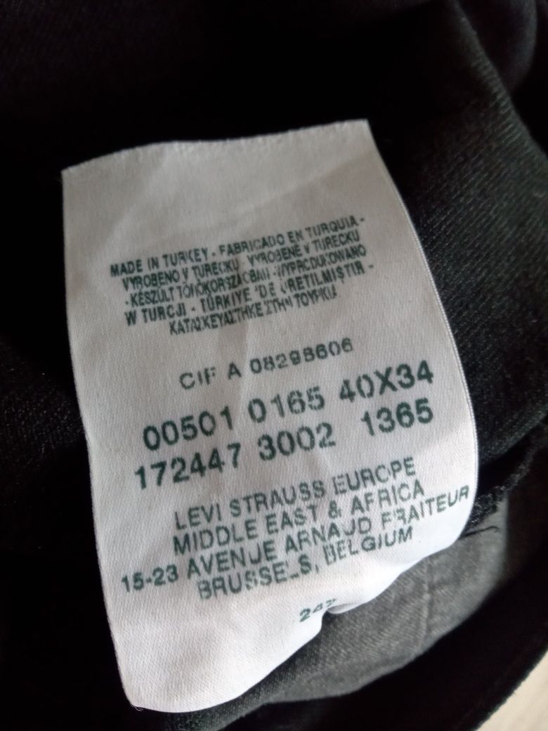 Spodnie dżinsowe Levi's 501 W40 L34