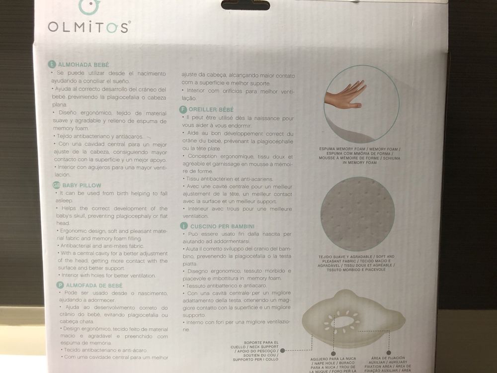 Almofada tipo Mimos para bebé