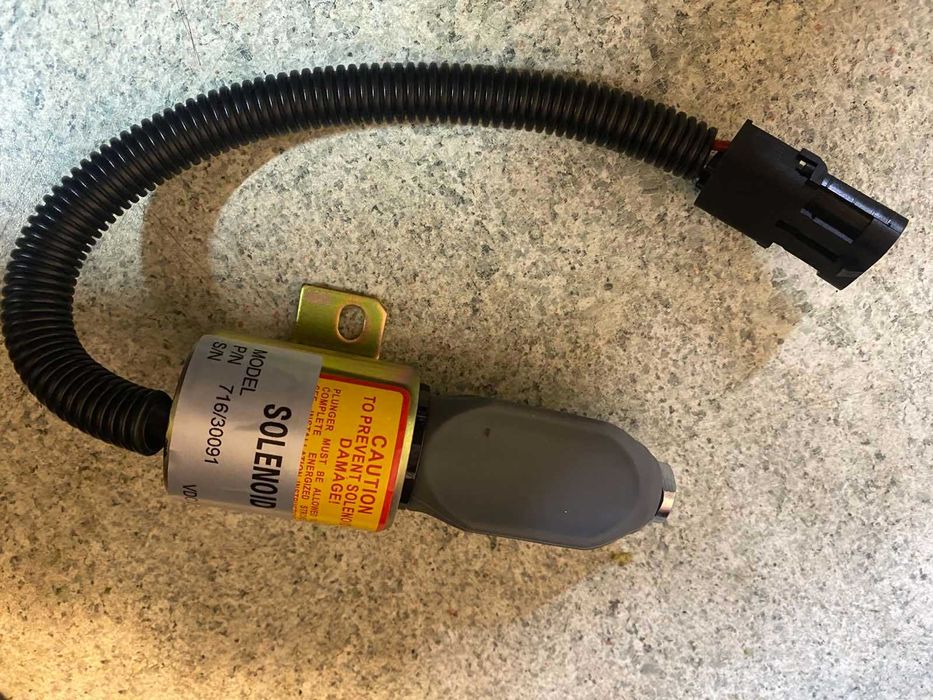 Соленоїд зупинки ДВЗ для JCB 24V JCB JS200-JS330 332/J5060, 716/30091