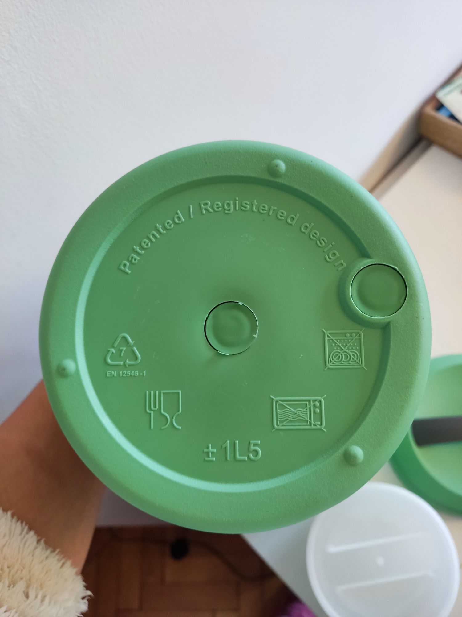 2 szt pojemnik termiczny obiadowy 1,5l termos na jedzenie miętowy