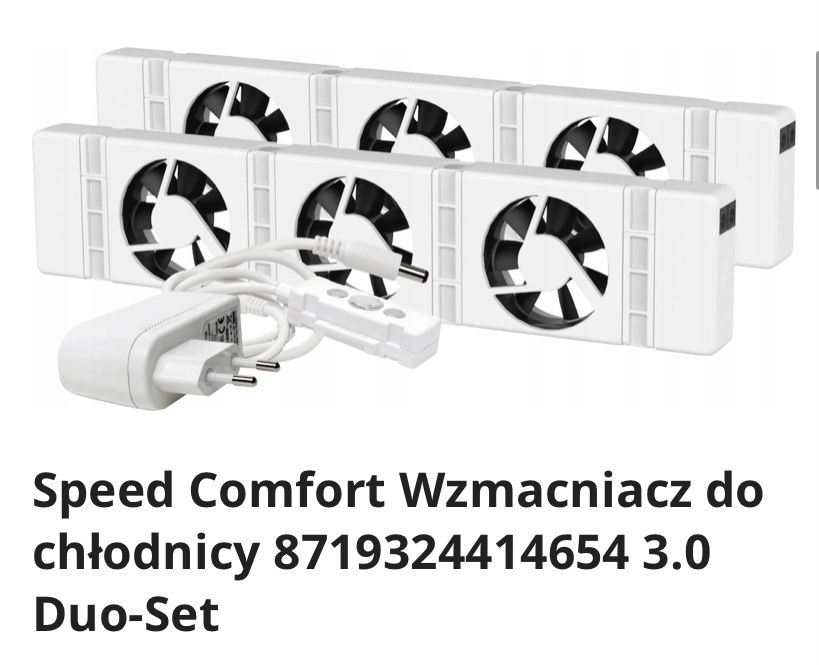 Termowentylator SpeedComfort 3.0 Duo-Set biały