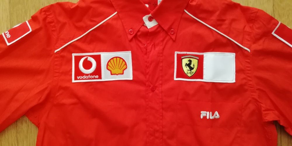 Camisa Da Ferrari Vodafone Fila (Nova)