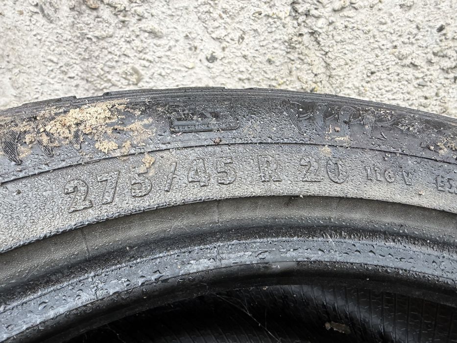 Зимова резина 275/45/20 як нова