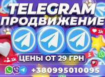 ТЕЛЕГРАМ ПРОДВИЖЕНИЕ Клиенты Целевая аудитория Раскрутка Telegram УКР!