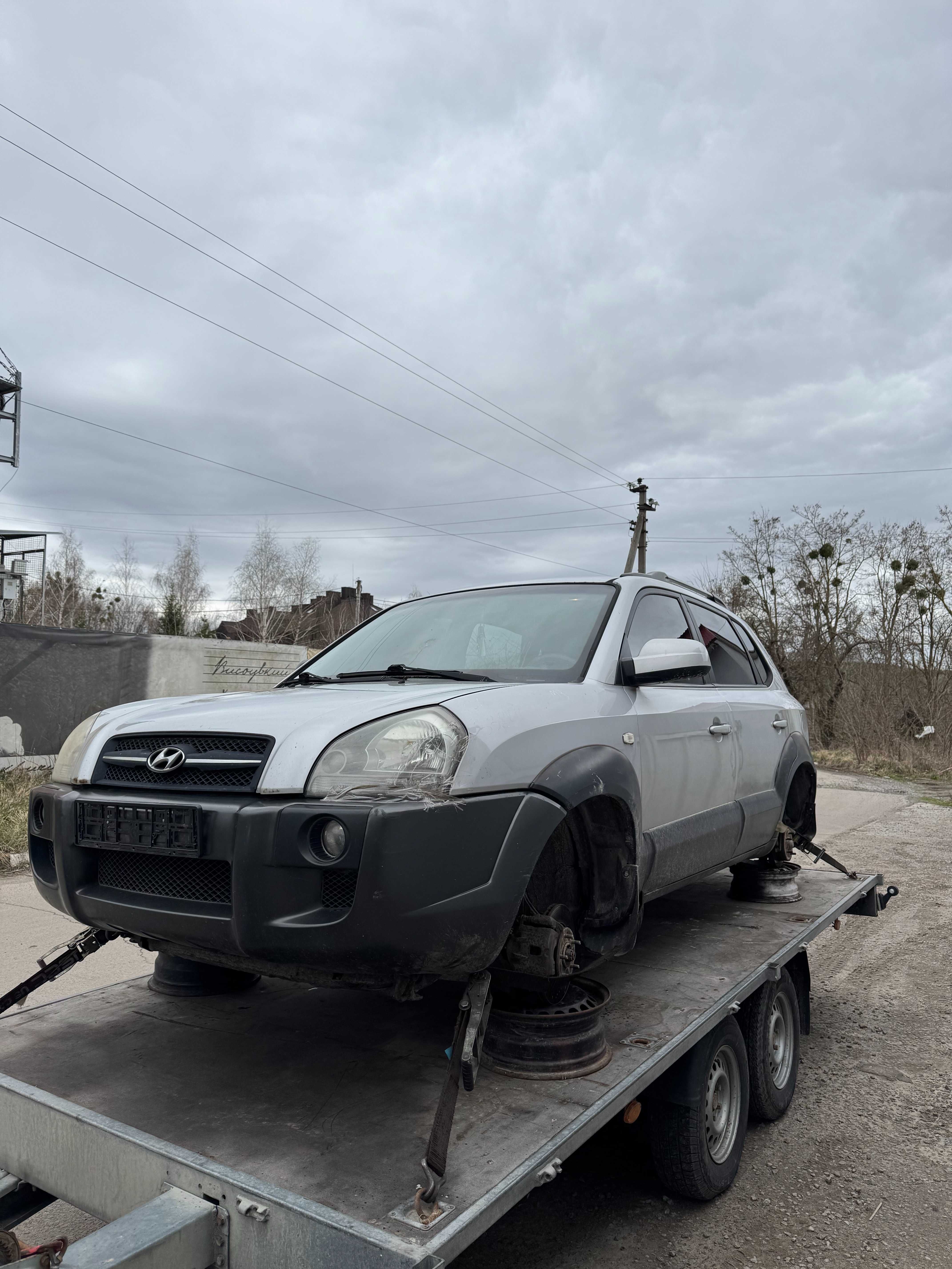 розборка запчастини шрот HYUNDAI Tucson 2.0 D4EA FWD 04-10рр таксон 07