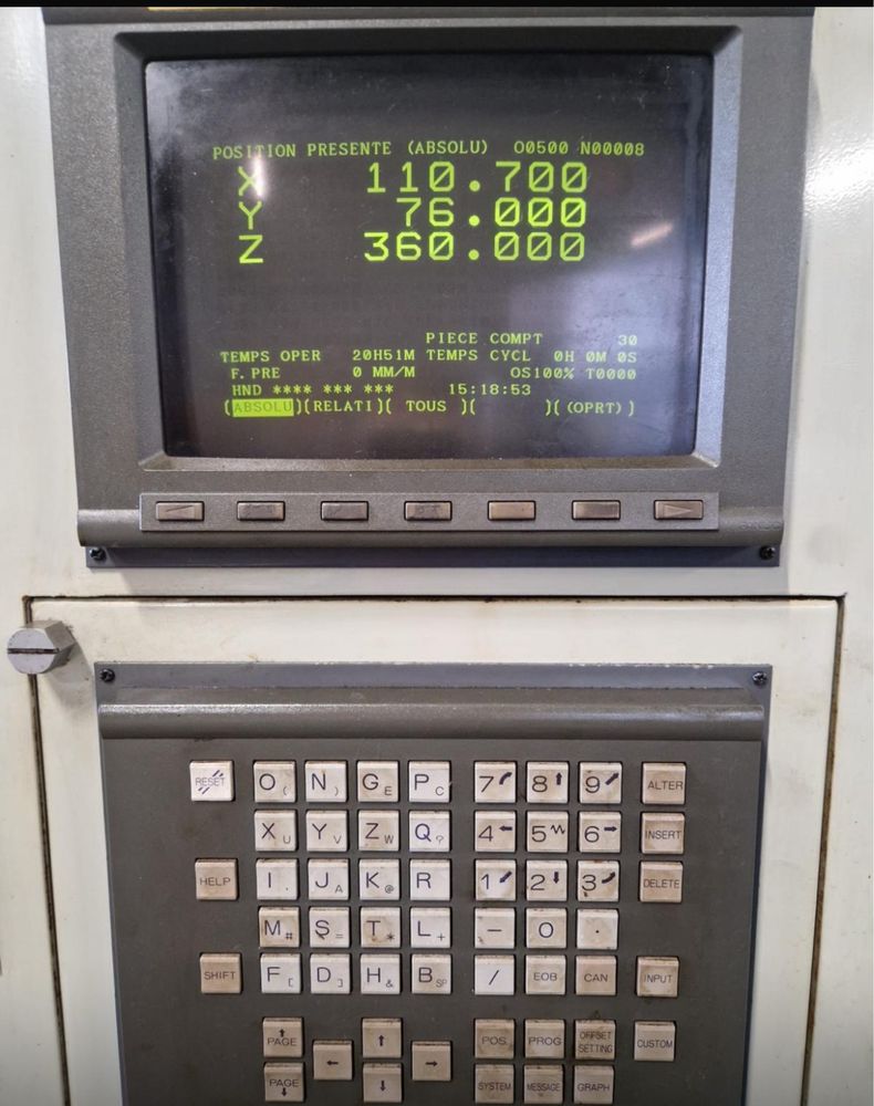 Male Centrum cnc Topper TMV400