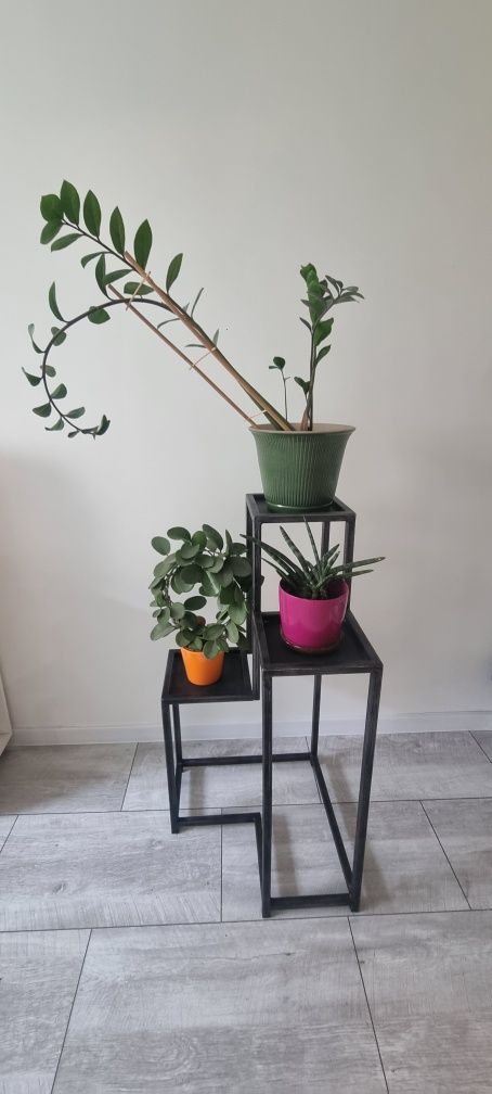 Stojak na kwiaty kwietnik loft