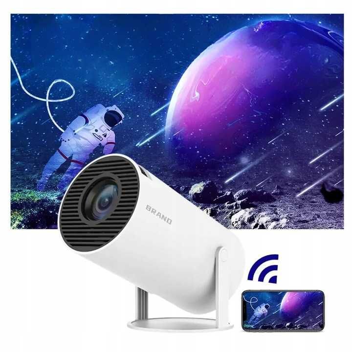 Projektor rzutnik Android TV WIFI HD PRZENOŚNY smartGŁOŚNIK OBROTOWY