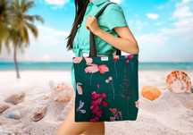 Torba siatka na zakupy – Pink Flowers - Styl & Funkcjonalność