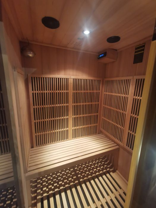 Okazja luksusowa, panoramiczna sauna infrared na podczerwień