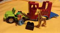 Lego duplo pojazd cyrkowy, żyrafa, prezent Mikołajki
