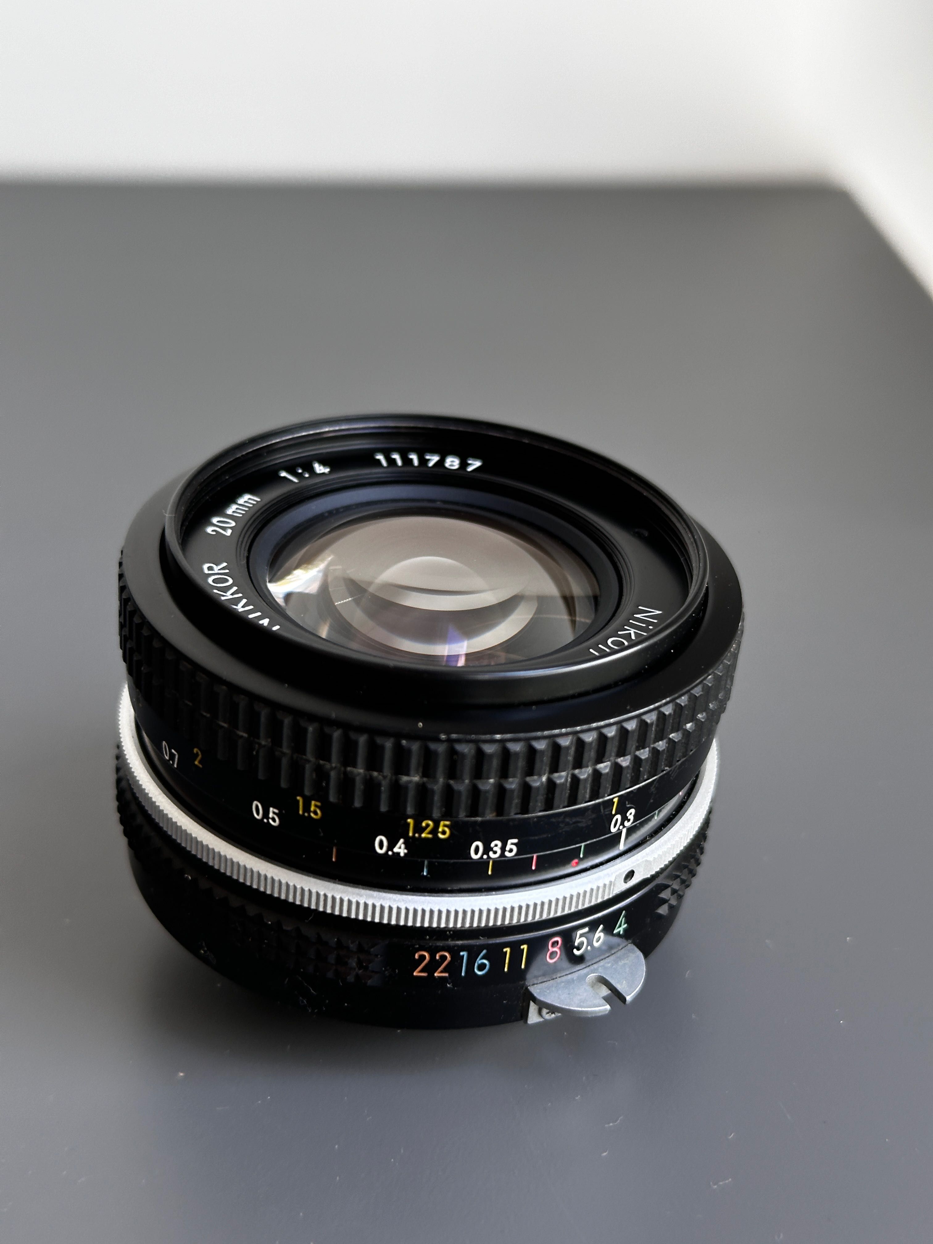 Obiektyw Nikkor 20mm f/4 non ai pre ai