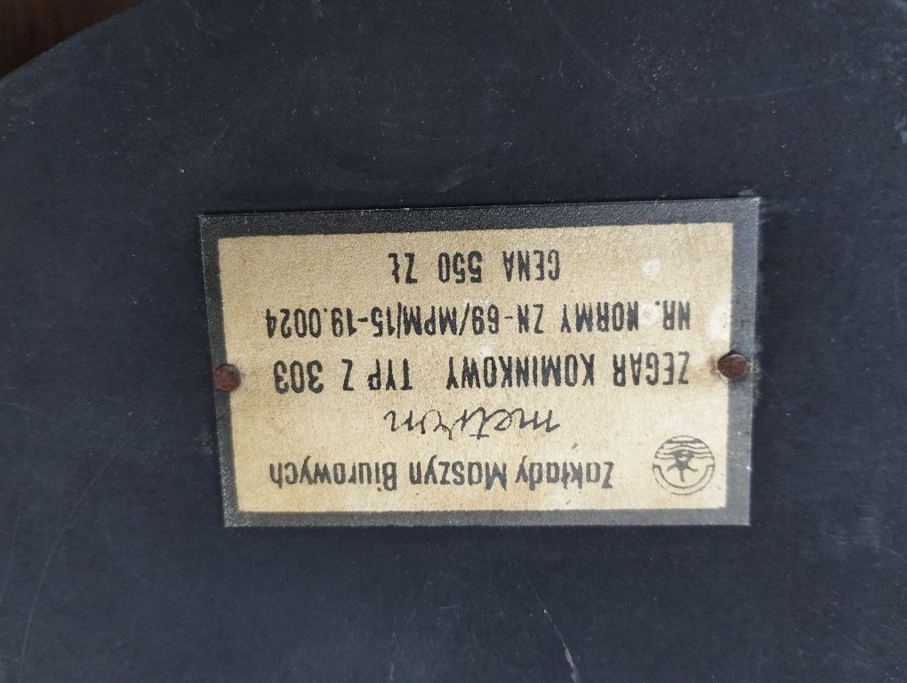 Stare zegary z PRL, ZK 17/b PREDOM, ZMB Metron Z 303, kominkowy