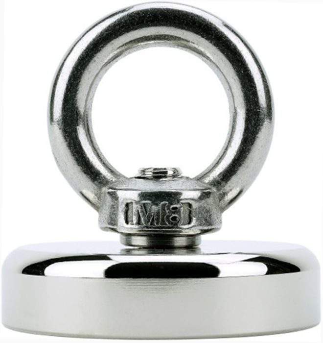 magnes neodymowy z uchwytem do zawieszania cięzkich przedmiotów 130 kg